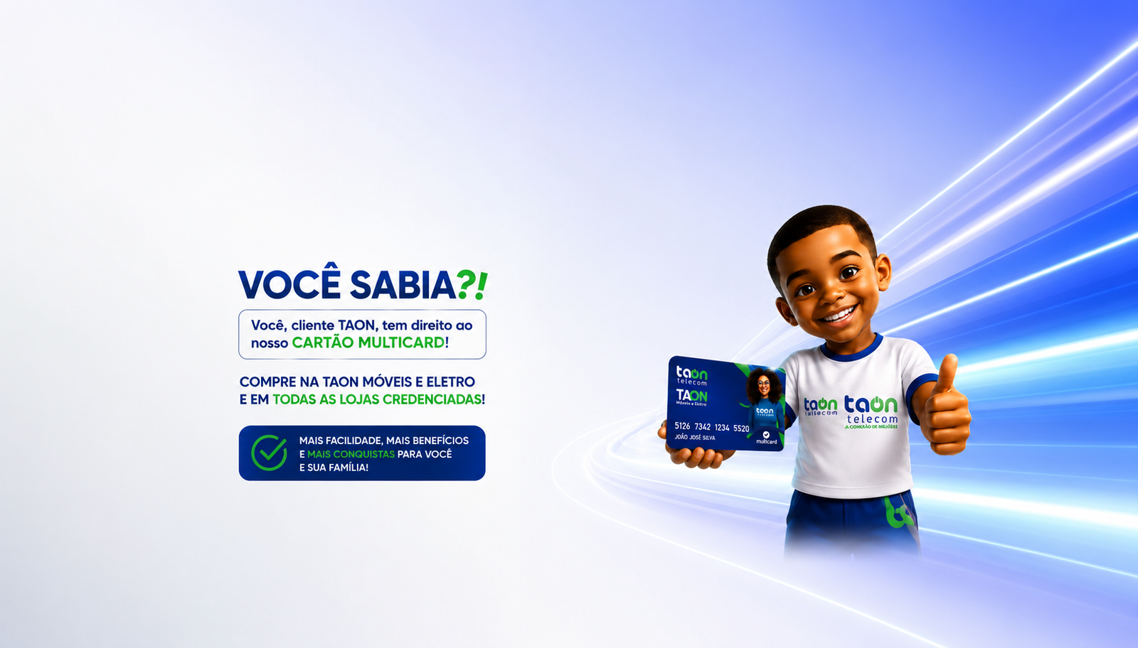 Cartão Multicard TAON Telecom